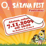 Podzimní O2 Sázavafest – hudební směsice v pražském Abatonu