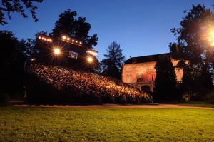 Otáčivé hlediště, Český Krumlov Otáčivé hlediště, autor: Petr Hasal