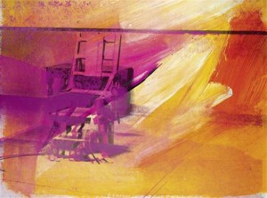 Andy Warhol - Electirc Chair (Zdroj: www.ngprague.cz)