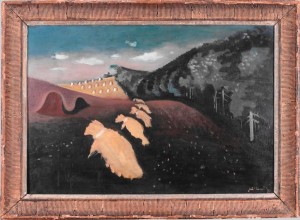 Jiří Krejčí, Krajina se snopy; zdroj: http://pater.cz/vcg/svitani-v-sadu-krajinomalba-ze-sbirek-vcg-v-pardubicich