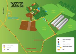 Rock For Church(ill) - mapka