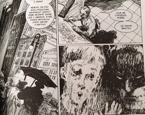 Batman v černé a bílé
