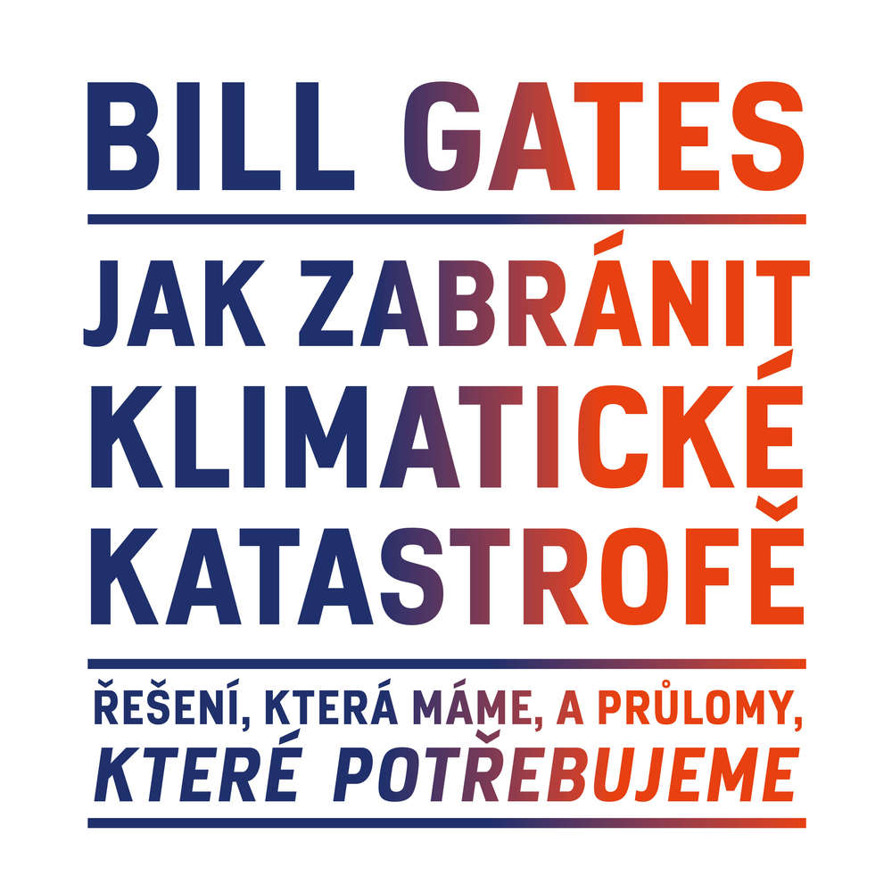 Audiokniha Jak zabranit klimaticke katastrofe Bill Gates