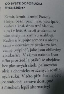vzkaz autorů pro čtenáře, zdroj: foto recenzního výtisku, s. 72